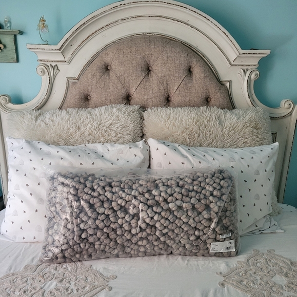 UGG Other - Ugg Body Pillow Shearling Feather Down Chunky Bobbled Designer Luxury